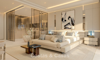 Lancement! Appartements de luxe avant-gardistes à vendre avec vue sur la mer, à deux pas de la plage et de la promenade à Estepona 797188 