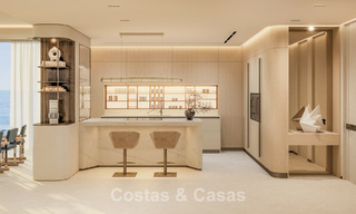 Lancement! Appartements de luxe avant-gardistes à vendre avec vue sur la mer, à deux pas de la plage et de la promenade à Estepona 797189 