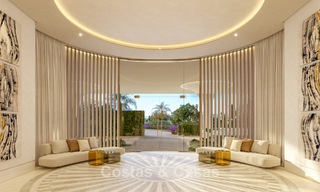 Lancement! Appartements de luxe avant-gardistes à vendre avec vue sur la mer, à deux pas de la plage et de la promenade à Estepona 797198 