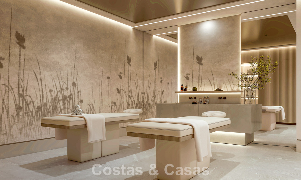 Lancement! Appartements de luxe avant-gardistes à vendre avec vue sur la mer, à deux pas de la plage et de la promenade à Estepona 797202