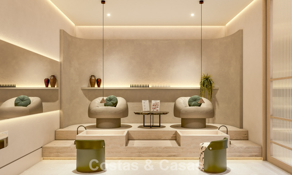 Lancement! Appartements de luxe avant-gardistes à vendre avec vue sur la mer, à deux pas de la plage et de la promenade à Estepona 797203