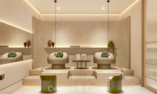 Lancement! Appartements de luxe avant-gardistes à vendre avec vue sur la mer, à deux pas de la plage et de la promenade à Estepona 797203 