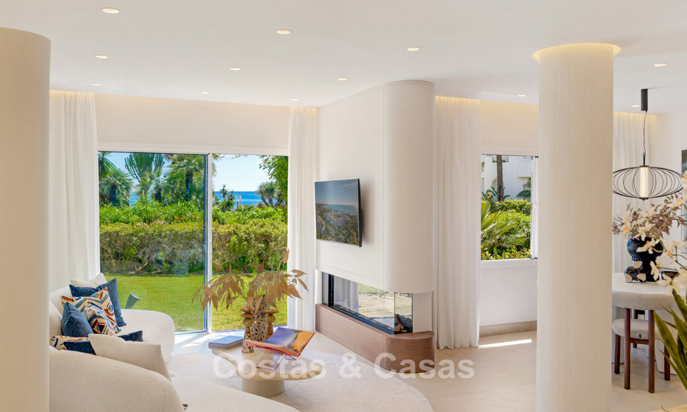 Appartement élégant entièrement rénové à vendre à distance de marche de la plage sur la New Golden Mile entre Marbella et Estepona 797261