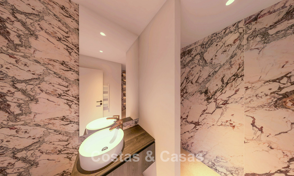 Penthouse à vendre dans un complexe cinq étoiles en première ligne de plage sur la New Golden Mile entre Marbella et Estepona 797279