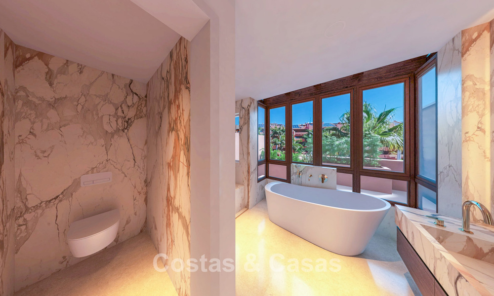 Penthouse à vendre dans un complexe cinq étoiles en première ligne de plage sur la New Golden Mile entre Marbella et Estepona 797283