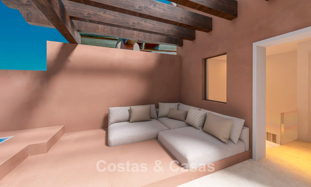 Penthouse à vendre dans un complexe cinq étoiles en première ligne de plage sur la New Golden Mile entre Marbella et Estepona 797287