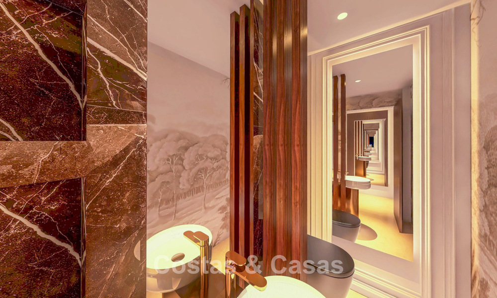 Penthouse à vendre dans un complexe cinq étoiles en première ligne de plage sur la New Golden Mile entre Marbella et Estepona 797291