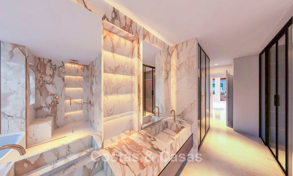 Penthouse à vendre dans un complexe cinq étoiles en première ligne de plage sur la New Golden Mile entre Marbella et Estepona 797295