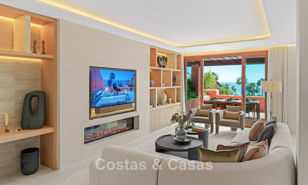 Penthouse à vendre dans un complexe cinq étoiles en première ligne de plage sur la New Golden Mile entre Marbella et Estepona 797752