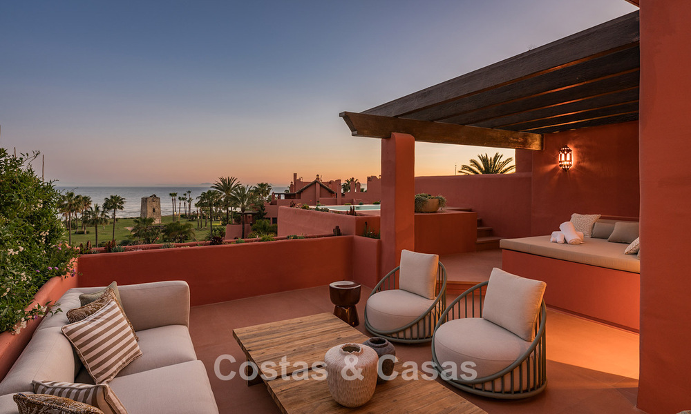 Penthouse à vendre dans un complexe cinq étoiles en première ligne de plage sur la New Golden Mile entre Marbella et Estepona 797755