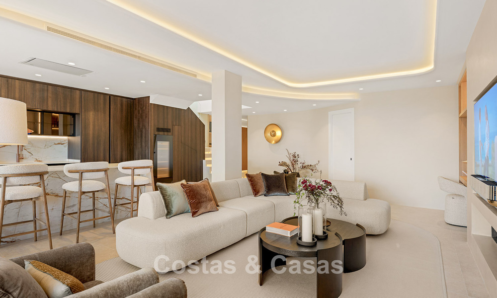 Penthouse à vendre dans un complexe cinq étoiles en première ligne de plage sur la New Golden Mile entre Marbella et Estepona 797763