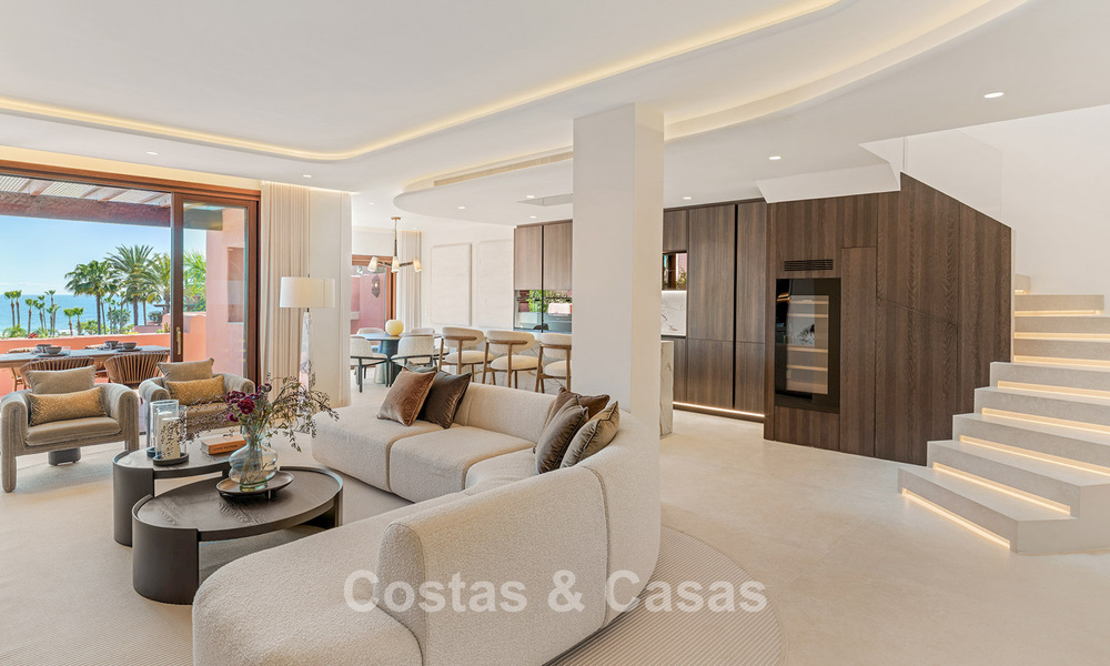 Penthouse à vendre dans un complexe cinq étoiles en première ligne de plage sur la New Golden Mile entre Marbella et Estepona 797768