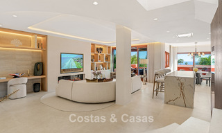 Penthouse à vendre dans un complexe cinq étoiles en première ligne de plage sur la New Golden Mile entre Marbella et Estepona 797771 
