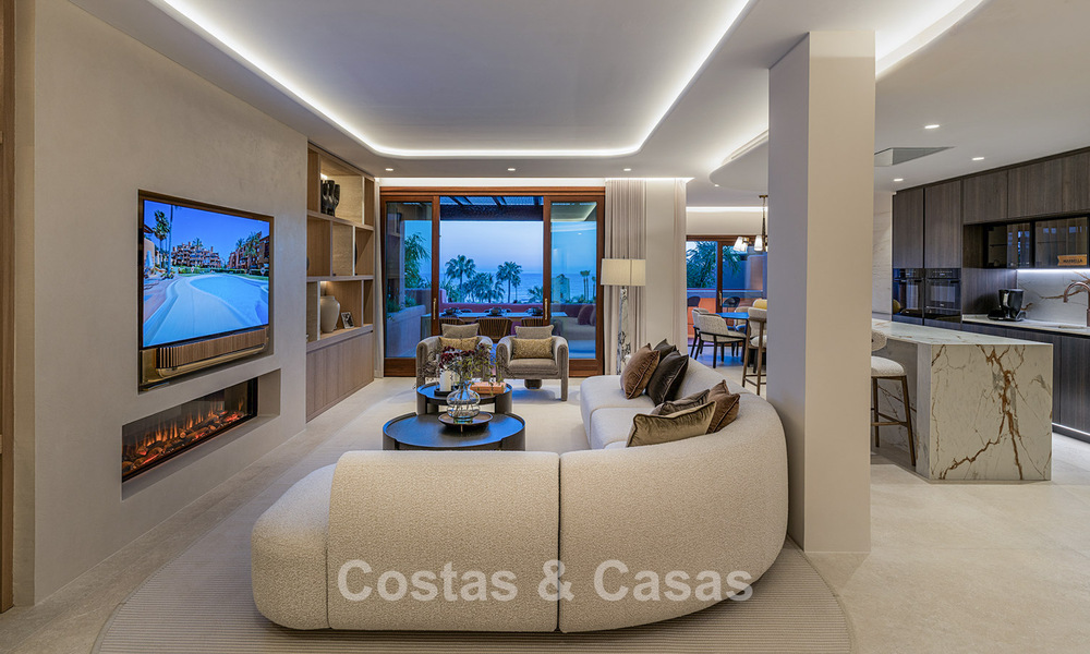 Penthouse à vendre dans un complexe cinq étoiles en première ligne de plage sur la New Golden Mile entre Marbella et Estepona 797775