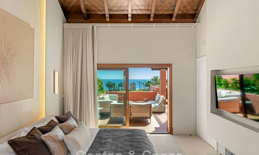 Penthouse à vendre dans un complexe cinq étoiles en première ligne de plage sur la New Golden Mile entre Marbella et Estepona 797778