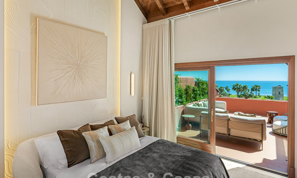 Penthouse à vendre dans un complexe cinq étoiles en première ligne de plage sur la New Golden Mile entre Marbella et Estepona 797779