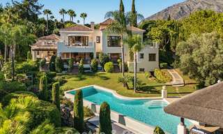 Villa de luxe espagnole remarquable à vendre dans une oasis de verdure sur le Golden Mile de Marbella 798177 