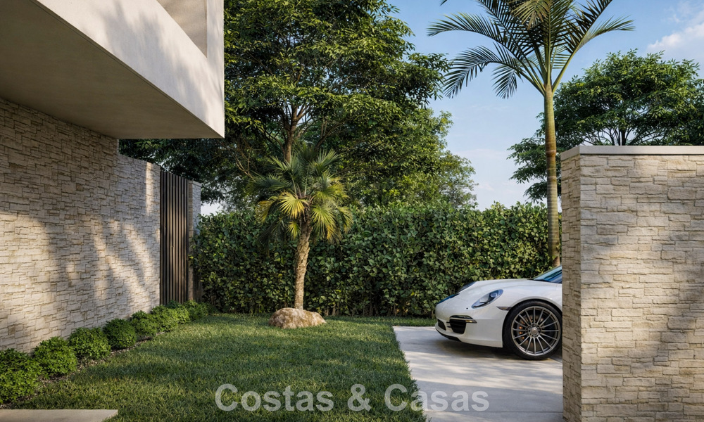 Nouvelle villa de luxe moderniste à vendre en première ligne de golf à Mijas, Costa del Sol 798117