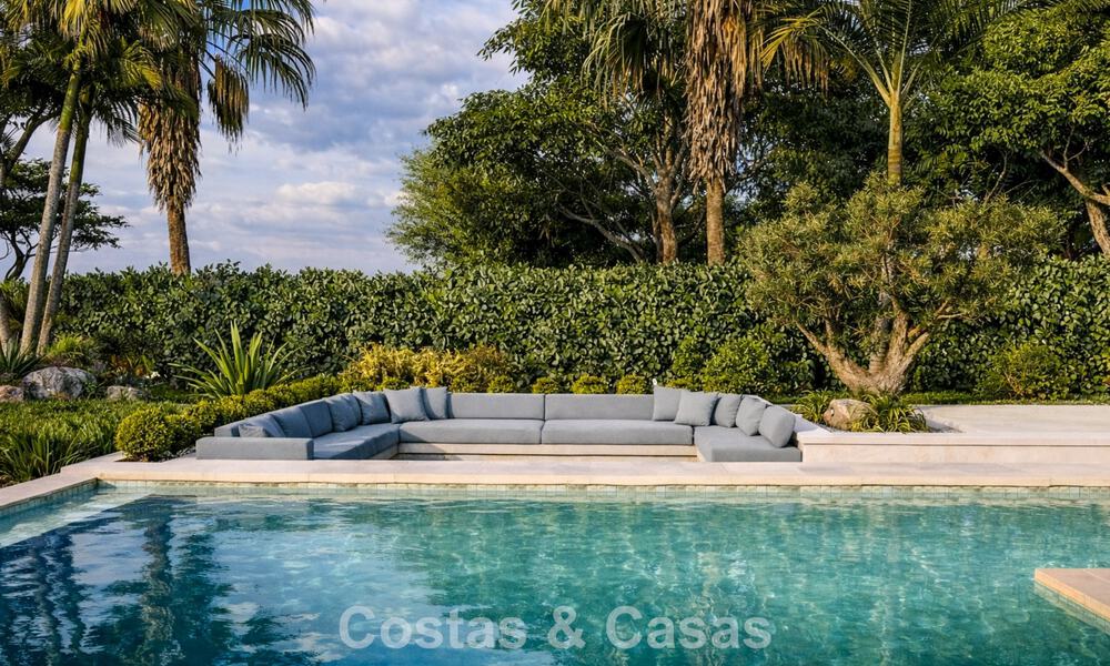 Nouvelle villa de luxe moderniste à vendre en première ligne de golf à Mijas, Costa del Sol 798122