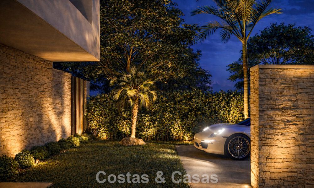 Nouvelle villa de luxe moderniste à vendre en première ligne de golf à Mijas, Costa del Sol 798123