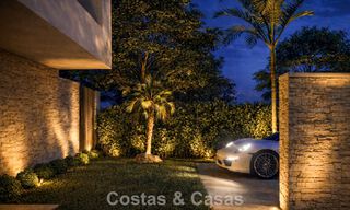 Nouvelle villa de luxe moderniste à vendre en première ligne de golf à Mijas, Costa del Sol 798123 