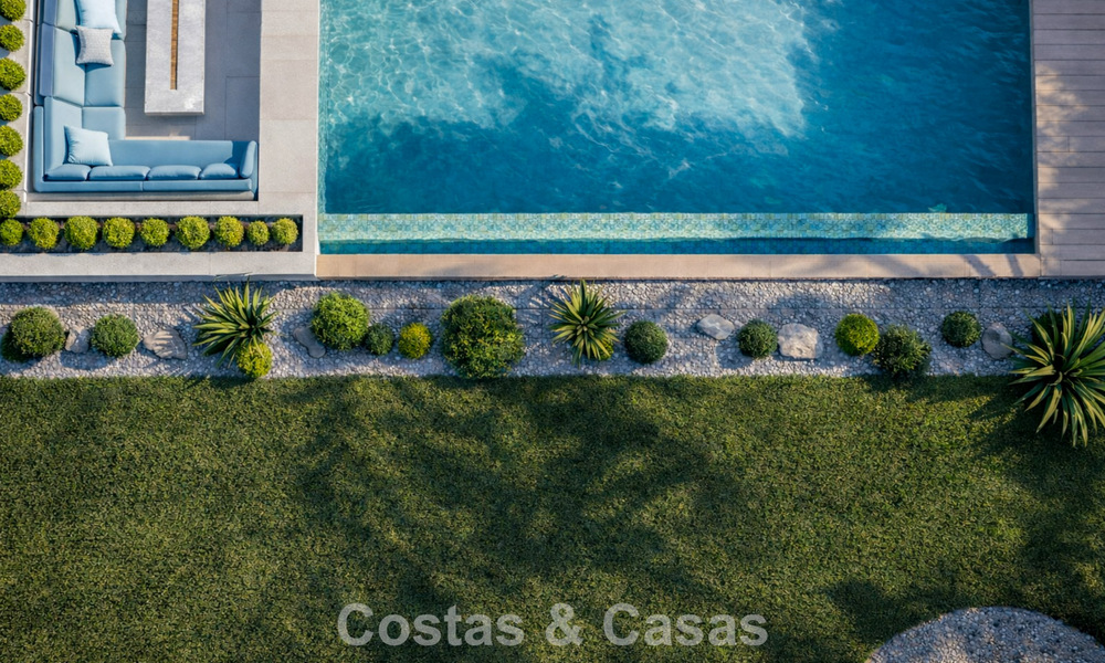 Nouvelle villa de luxe moderniste à vendre en première ligne de golf à Mijas, Costa del Sol 798125