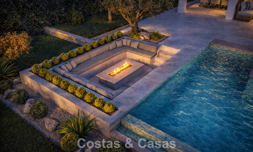 Nouvelle villa de luxe moderniste à vendre en première ligne de golf à Mijas, Costa del Sol 798128