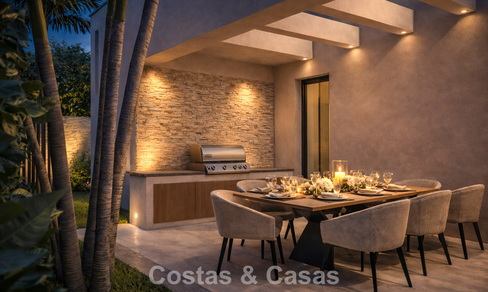 Nouvelle villa de luxe moderniste à vendre en première ligne de golf à Mijas, Costa del Sol 798129