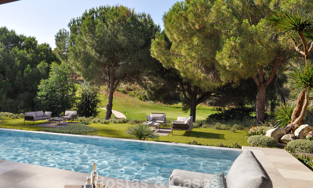 Nouvelle villa de luxe moderniste à vendre en première ligne de golf à Mijas, Costa del Sol 798131