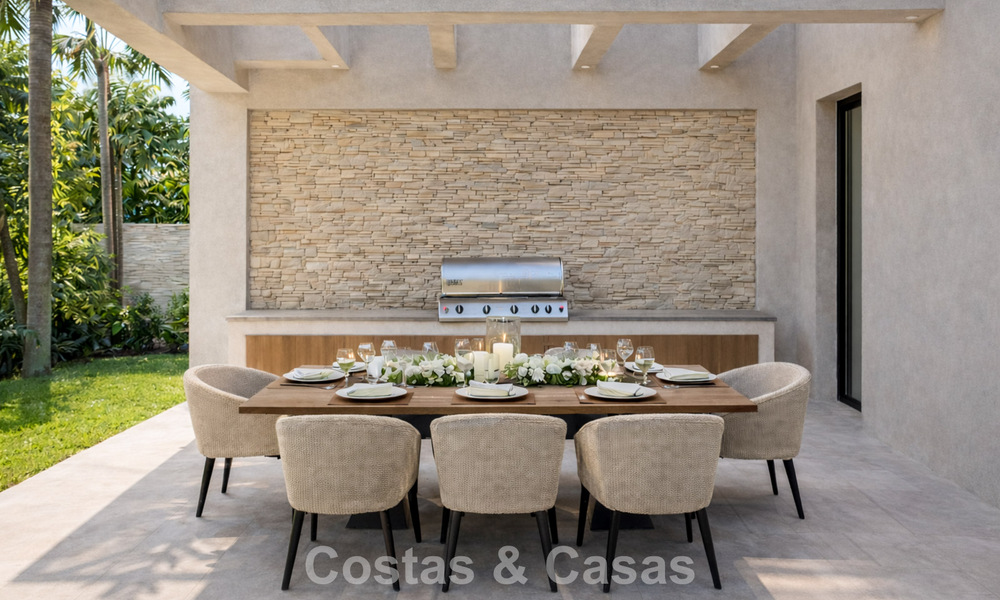 Nouvelle villa de luxe moderniste à vendre en première ligne de golf à Mijas, Costa del Sol 798135