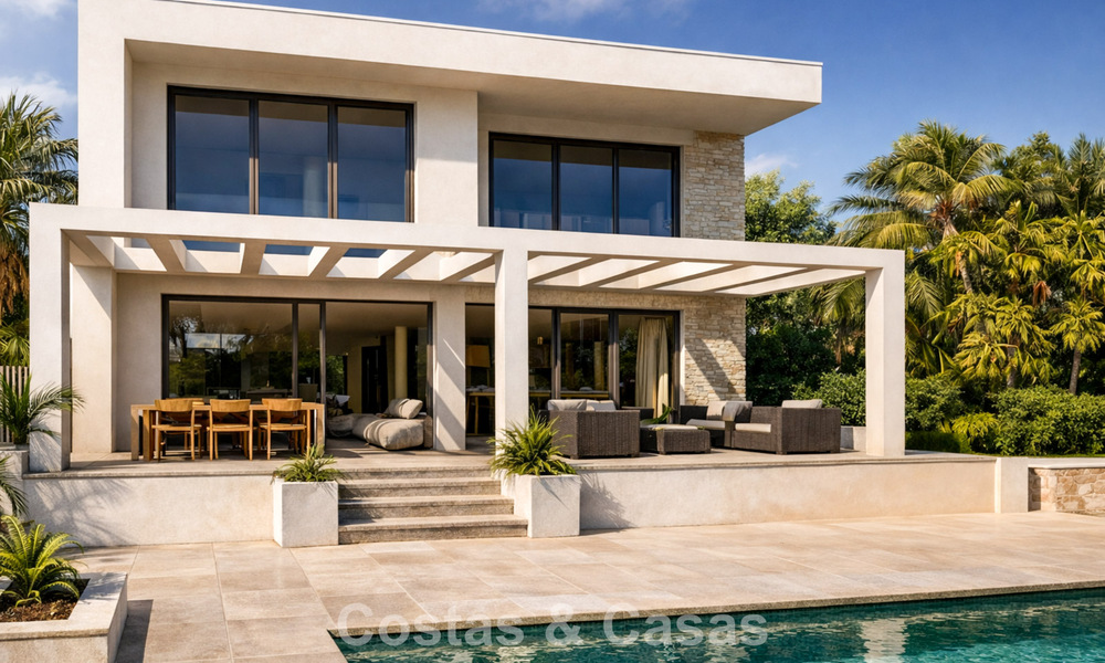 Superbe villa contemporaine en première ligne de golf avec vues exceptionnelles à vendre au La Cala Golf Resort, Mijas, Costa del Sol 798137
