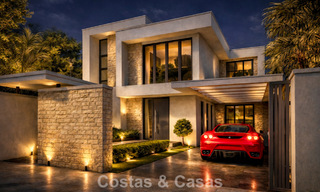 Superbe villa contemporaine en première ligne de golf avec vues exceptionnelles à vendre au La Cala Golf Resort, Mijas, Costa del Sol 798138 