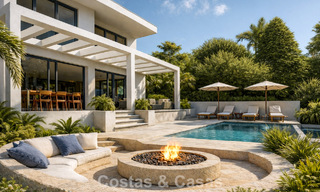 Superbe villa contemporaine en première ligne de golf avec vues exceptionnelles à vendre au La Cala Golf Resort, Mijas, Costa del Sol 798140 