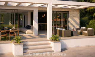 Superbe villa contemporaine en première ligne de golf avec vues exceptionnelles à vendre au La Cala Golf Resort, Mijas, Costa del Sol 798141 