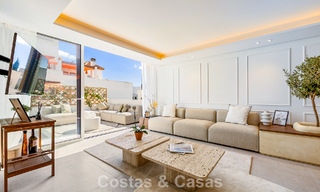 Maison rénovée à vendre sur le Golden Mile, à distance de marche de la plage et de Puente Romano, Marbella 797323 