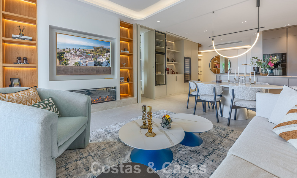 Appartement de luxe avec vue sur la mer en première ligne de plage sur la New Golden Mile entre Marbella et Estepona 797407