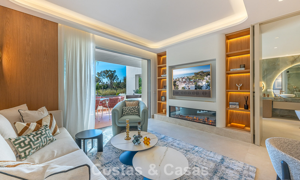 Appartement de luxe avec vue sur la mer en première ligne de plage sur la New Golden Mile entre Marbella et Estepona 797408
