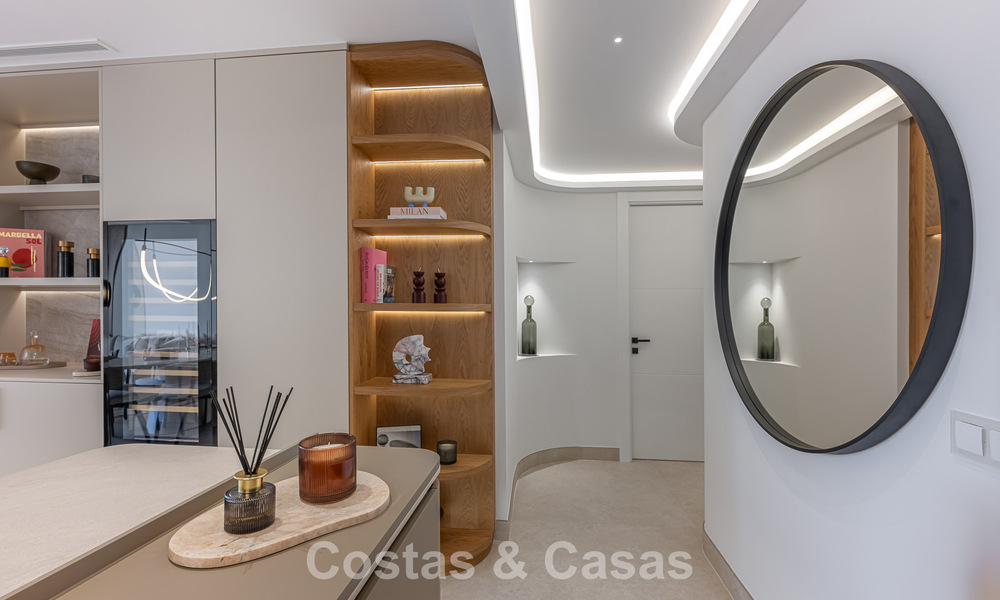 Appartement de luxe avec vue sur la mer en première ligne de plage sur la New Golden Mile entre Marbella et Estepona 797414
