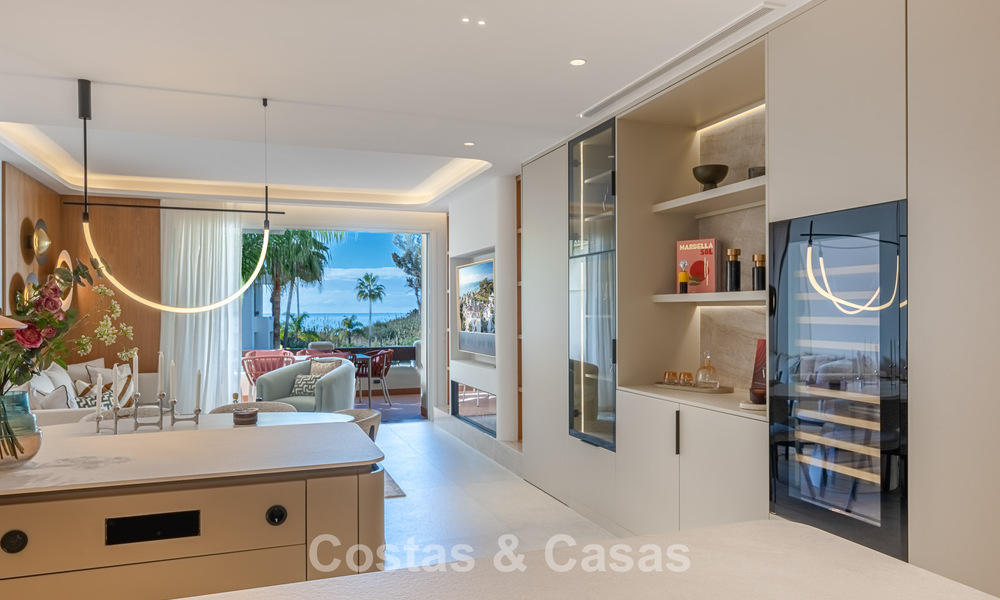 Appartement de luxe avec vue sur la mer en première ligne de plage sur la New Golden Mile entre Marbella et Estepona 797415