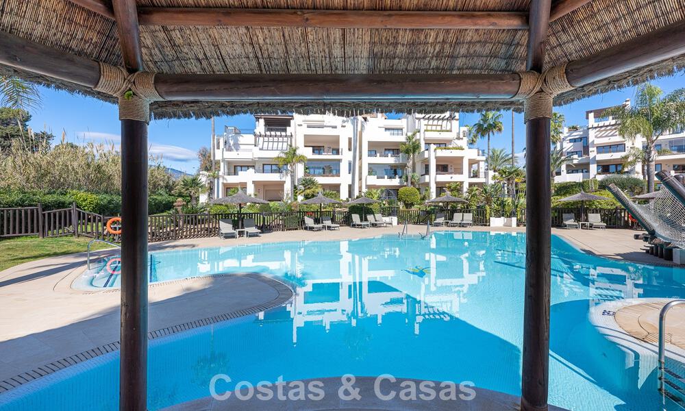 Appartement de luxe avec vue sur la mer en première ligne de plage sur la New Golden Mile entre Marbella et Estepona 797430