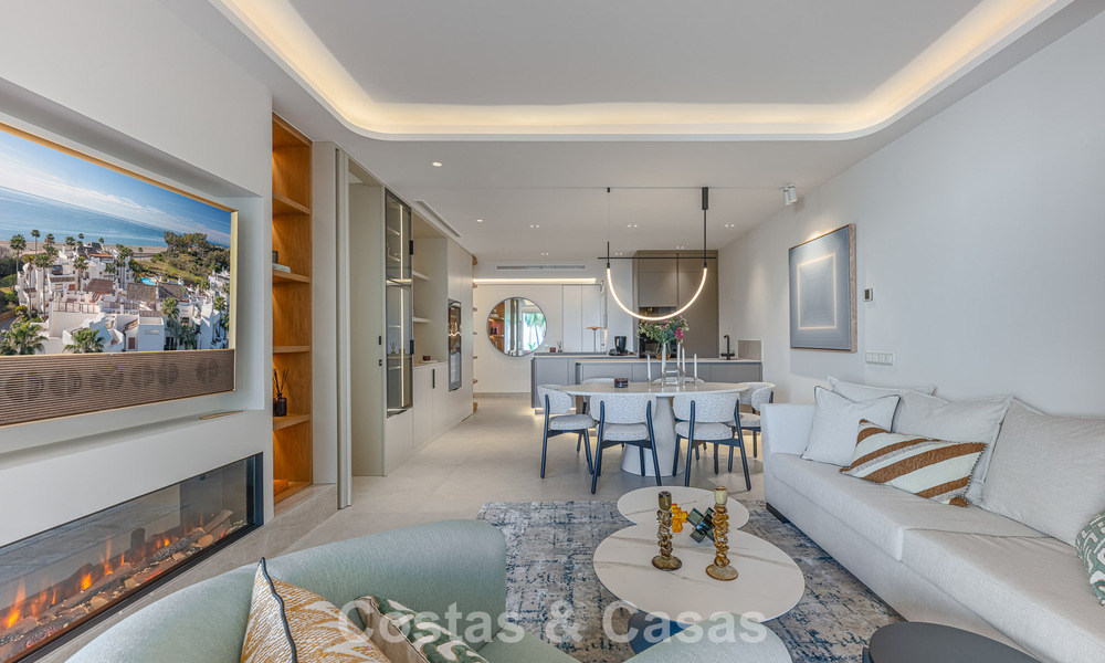 Appartement de luxe avec vue sur la mer en première ligne de plage sur la New Golden Mile entre Marbella et Estepona 797464