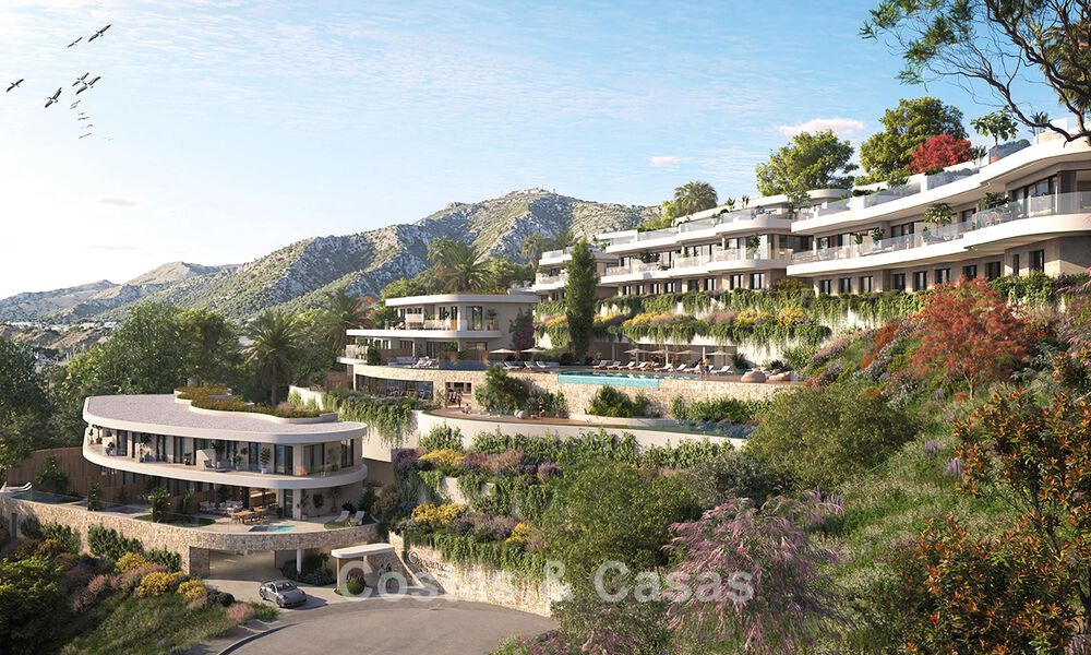 Lancement! Villas jumelées innovantes à vendre avec piscine privée dans une urbanisation très prisée à Fuengirola, Costa del Sol 797355
