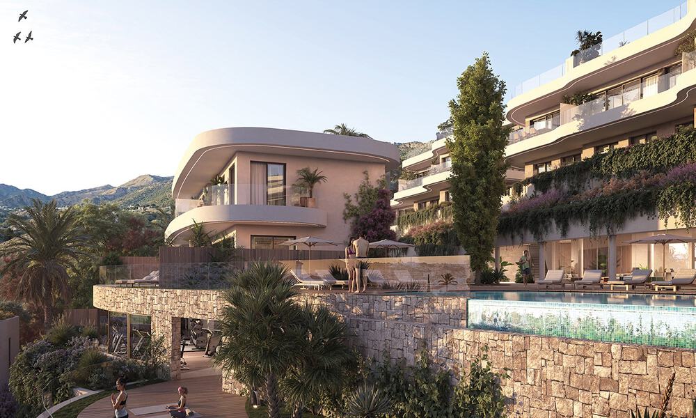 Lancement! Villas jumelées innovantes à vendre avec piscine privée dans une urbanisation très prisée à Fuengirola, Costa del Sol 797363