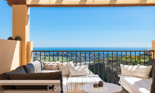 Prestigieux penthouse de luxe avec vues panoramiques sur la mer et le golf à vendre à Marbella - Benahavís 797545 