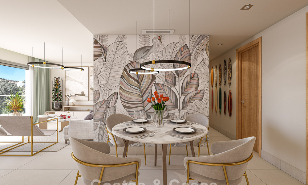 Appartements neufs contemporains de luxe avec vue mer envoûtante à vendre à Manilva, Costa del Sol 797568