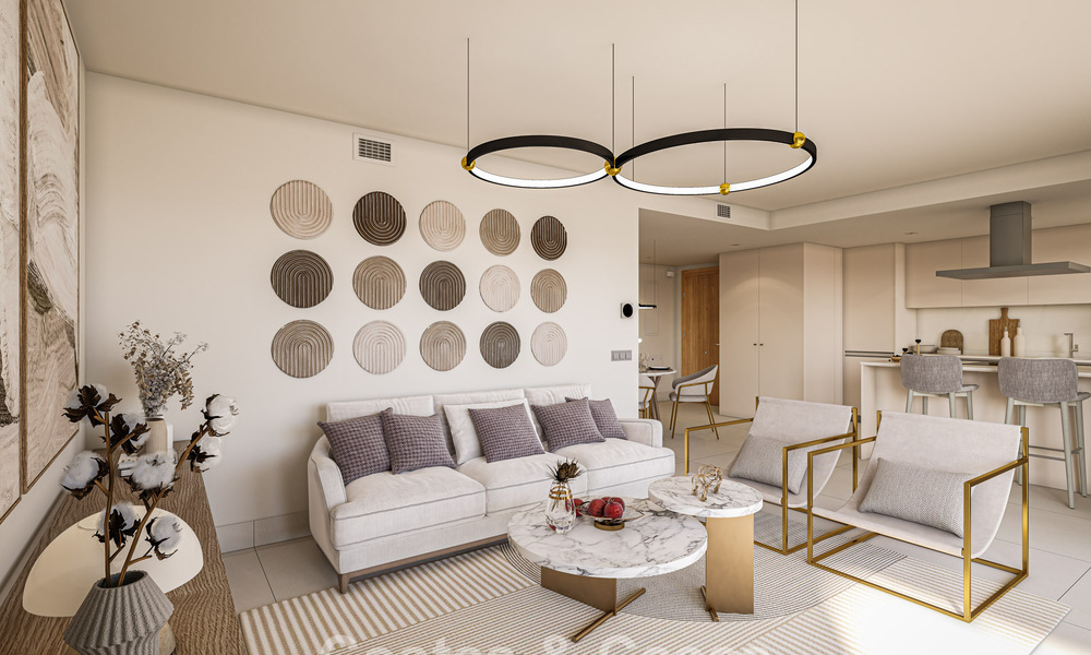 Appartements neufs contemporains de luxe avec vue mer envoûtante à vendre à Manilva, Costa del Sol 797569