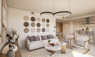 Appartements neufs contemporains de luxe avec vue mer envoûtante à vendre à Manilva, Costa del Sol 797569 