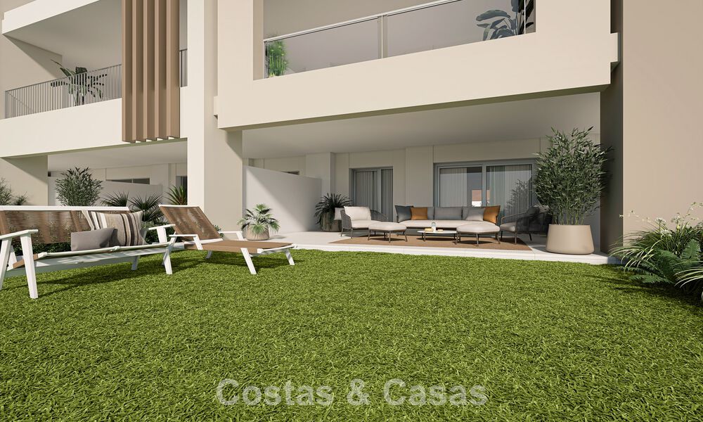 Appartements neufs contemporains de luxe avec vue mer envoûtante à vendre à Manilva, Costa del Sol 797570
