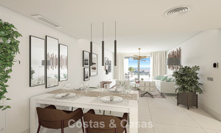 Appartements neufs contemporains de luxe avec vue mer envoûtante à vendre à Manilva, Costa del Sol 797579 