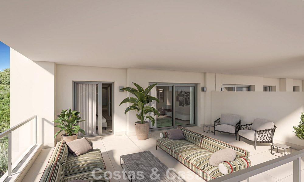 Appartements neufs contemporains de luxe avec vue mer envoûtante à vendre à Manilva, Costa del Sol 797580